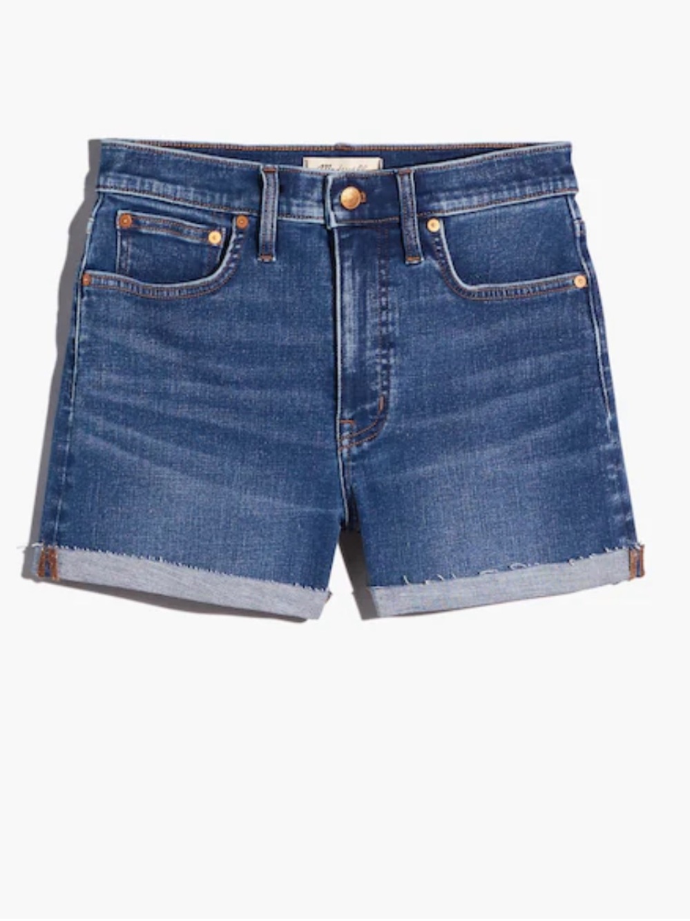 Madewell Women’s Wash Blue High-Rise Denim Shorts Size 28 NWT - Picture 4 of 9